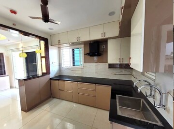 Kitchen in 3 BHK Apartment at Aparna Sarovar Zenith, Nallagandla – for Rent