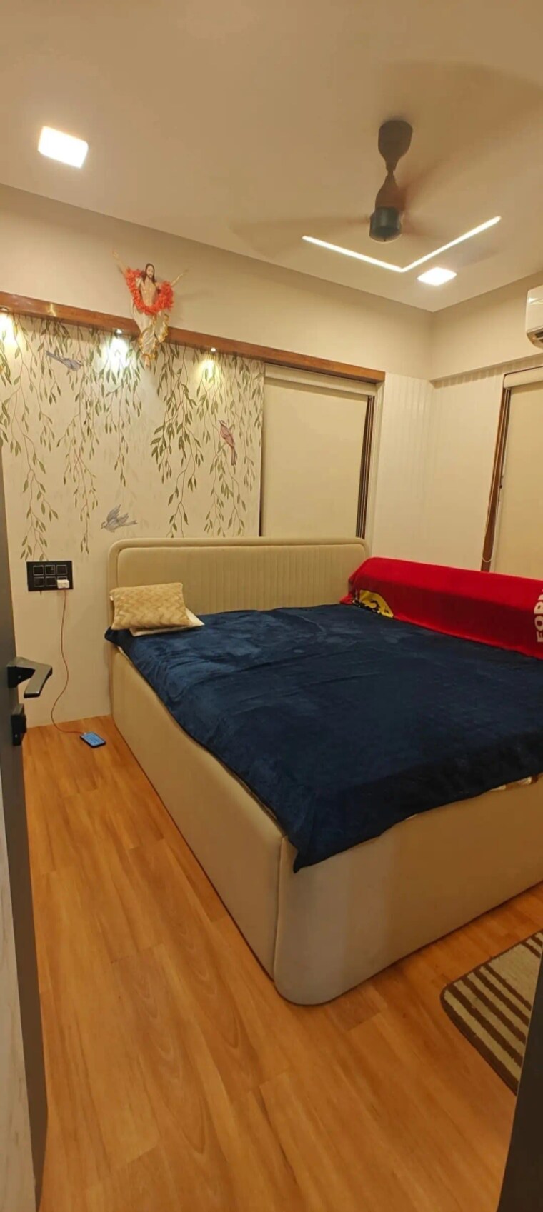 Bedroom, nine-glorious-lifestyle 2 Bedroom 440 Sq.Ft. Apartment In Morya Nagar Palghar 9469098