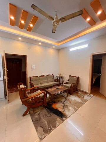 Living Room in 3 BHK Apartment at Hulkul Brigade Center, Lavelle Road – for Rent