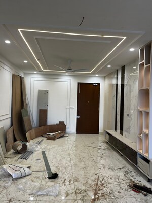 Living Room in 3 BHK Apartment at Prestige Beverly Hills, Kokapet – for Rent