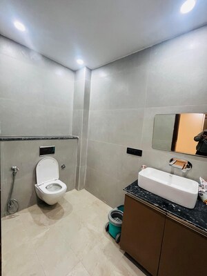 Bathroom in 1 BHK Builder Floor at Chattarpur – for Rent