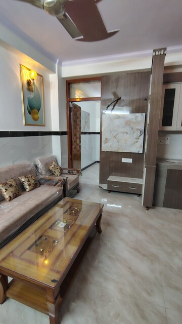 Living Room in 1 BHK Builder Floor at Dwarka Mor – for Rent