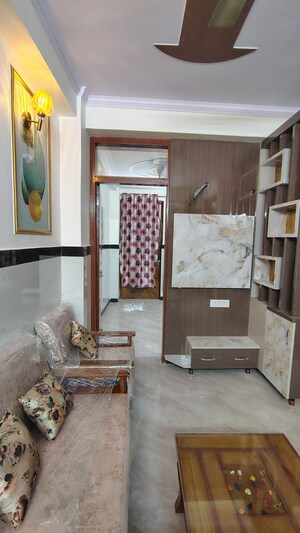 Living Room in 1 BHK Builder Floor at Dwarka Mor – for Rent
