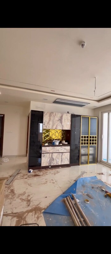 Living Room in 3 BHK Apartment at Prestige Beverly Hills, Kokapet – for Rent