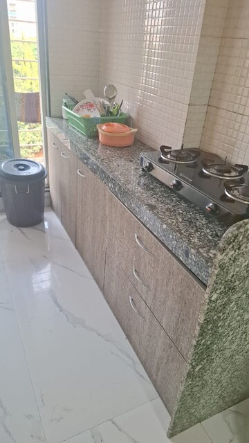 Kitchen in 2 BHK Apartment at Blooming Heights, Powai – for Rent