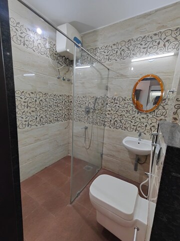 Bathroom in 3 BHK Apartment at Menka Apartment, Indiranagar – for Rent