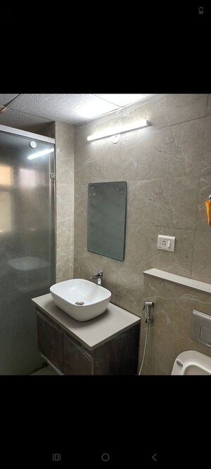 Bathroom in 2 BHK Apartment at Amrapali Heartbeat City, Sector 107 – for Rent