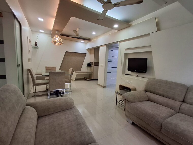 Living Room, gundecha-symphony 2 Bedroom 700 Sq.Ft. Apartment In Andheri West Mumbai 9448756