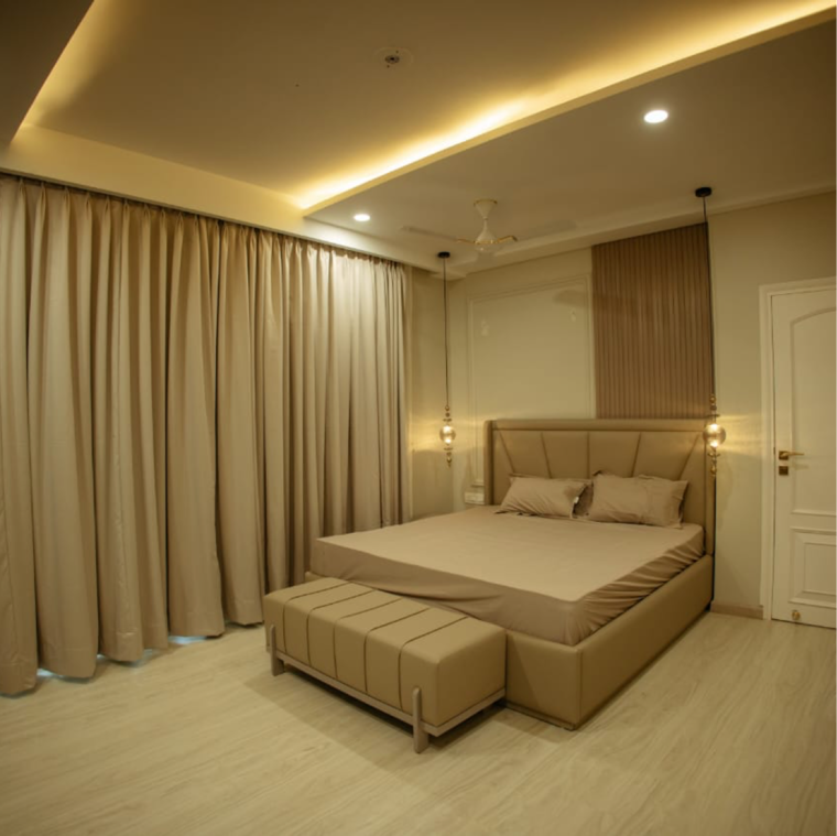 Bedroom, jangpura 3 Bedroom 1800 Sq.Ft. Independent House In Jangpura Delhi 9469853