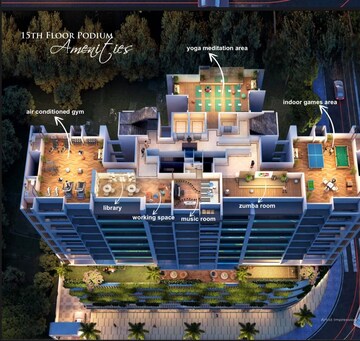 2 BHK Apartment – Exterior View View at Admire 19 The Pinnacle, Kharghar Sector 19 - for Sale