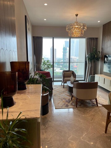 Living Room in 3 BHK Apartment at Prestige Jasdan Classic, Mahalaxmi – for Sale