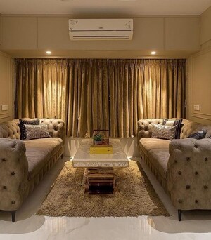 Living Room in 1 BHK Apartment at Alfa Mana Residence, Mazgaon – for Rent