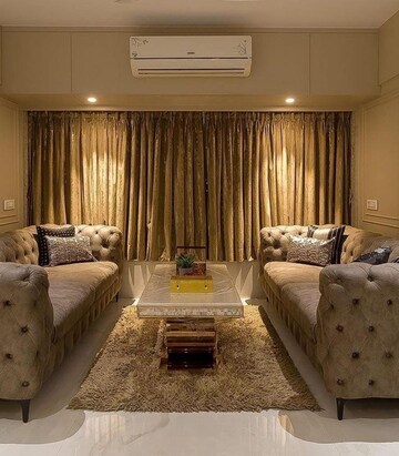 Living Room in 1 BHK Apartment at Alfa Mana Residence, Mazgaon – for Rent