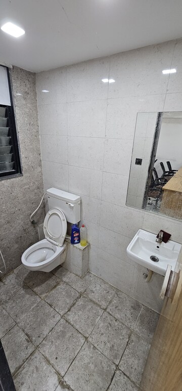 Bathroom in  Office Space at Dev Atelier, Prahlad Nagar – for Rent