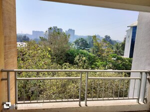 Balcony in 2 BHK Apartment at Blue 27th Avenue, Bavdhan – for Rent