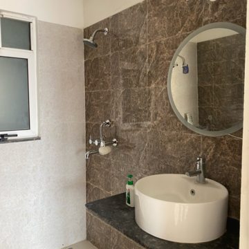 Bathroom in 4 BHK Apartment at Sushma Valencia, Nagla Road – for Rent