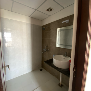 Bathroom in 4 BHK Apartment at Sushma Valencia, Nagla Road – for Rent