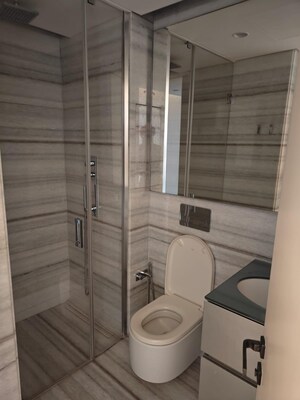 Bathroom in 4 BHK Apartment at Lodha World Crest, Worli – for Sale