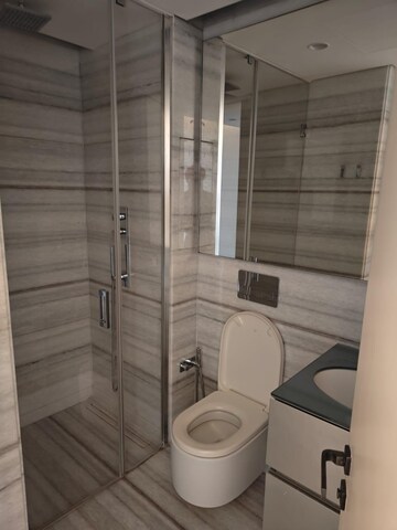 Bathroom in 4 BHK Apartment at Lodha World Crest, Worli – for Sale