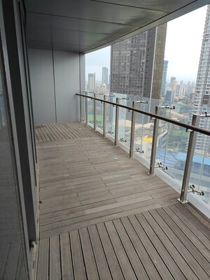 Balcony in 4 BHK Apartment at Lodha World Crest, Worli – for Sale