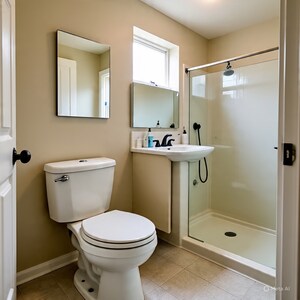 Bathroom in 2 BHK Apartment at Muni Ki Reti  – for Sale