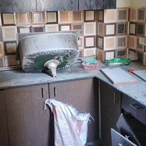 Kitchen in 2 BHK Apartment at Shree Energy Classic Residency J Block, Raj Nagar Extension – for Sale