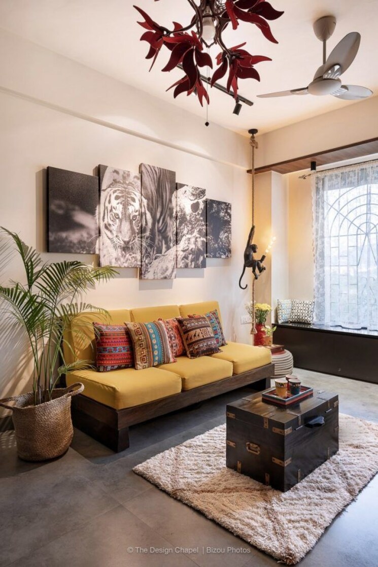 Living Room, gayatri-manas-chs 1 RK 352 Sq.Ft. Apartment In Naupada Thane 9471119