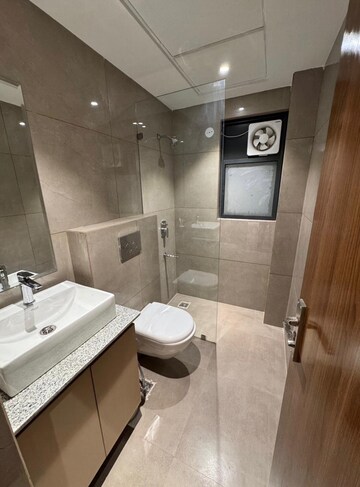 Bathroom in 1 RK Apartment at Huda Market, Sector 31 – for Rent