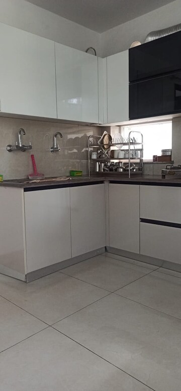 Kitchen in 3 BHK Apartment at Green Valley Residencia, Ghazipur – for Rent