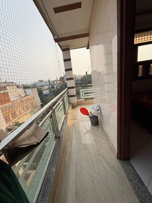 Balcony in 3 BHK Builder Floor at Vipin Garden – for Rent