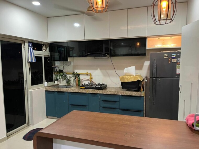 Kitchen, the-meadows 3 Bedroom 1850 Sq.Ft. Apartment In Near Vaishno Devi Circle On Sg Highway Ahmedabad 9471276