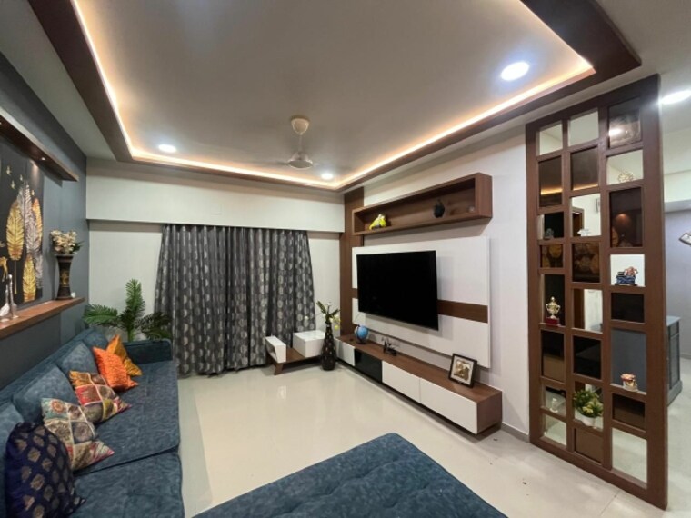 Living Room, the-meadows 3 Bedroom 1850 Sq.Ft. Apartment In Near Vaishno Devi Circle On Sg Highway Ahmedabad 9471276