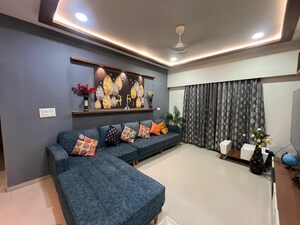 Living Room in 3 BHK Apartment at The Meadows, Near Vaishno Devi Circle On Sg Highway – for Rent