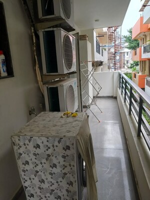 Balcony in 3 BHK Builder Floor at Green Wood City, Sector 45 – for Rent