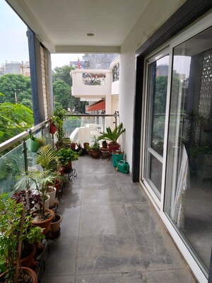 Balcony in 3 BHK Builder Floor at Green Wood City, Sector 45 – for Rent