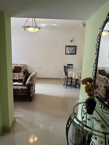 Living Room in 2 BHK Apartment at Unitech Palms, South City 1 – for Rent