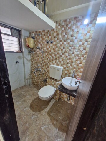Bathroom in 2 BHK Apartment at Evershine Avenue A6, Virar West – for Rent