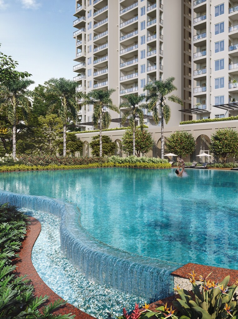 Swimming Pool, birla-pravaah 3 Bedroom 2000 Sq.Ft. Apartment In Sector 71 Gurgaon 9471657