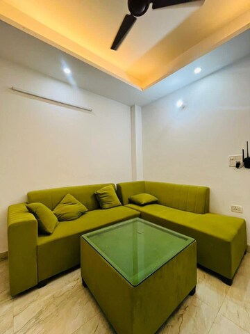 Living Room in 1 BHK Builder Floor at Chattarpur – for Rent