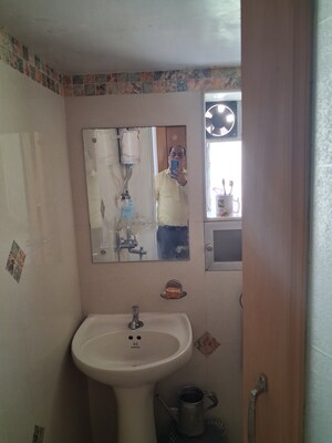 Bathroom in 2 BHK Apartment at Shiv Sagar CHS Worli, Worli – for Rent