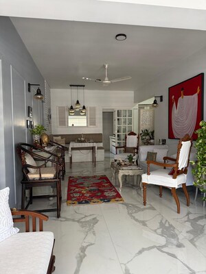 Living Room in 2 BHK Apartment at Mehrdad CHS, Cuffe Parade – for Sale