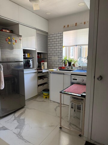 Kitchen in 2 BHK Apartment at Mehrdad CHS, Cuffe Parade – for Sale
