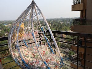 Balcony in 4 BHK Apartment at Fortune Heights Barasat, Barasat – for Sale