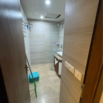 Bathroom in 3 BHK Apartment at Paras Dews, Panwala Khusropur – for Rent
