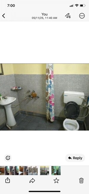Bathroom in 2 BHK Builder Floor at Lajpat Nagar I – for Rent