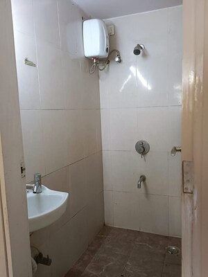 Bathroom in 1 BHK Apartment at Bharat Pearl Oster, Ulwe – for Rent
