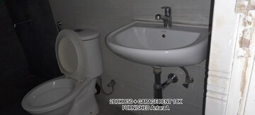 Bathroom in 3 BHK Apartment at Rungta Madgul Antaraa, Diamond Harbour Road – for Rent