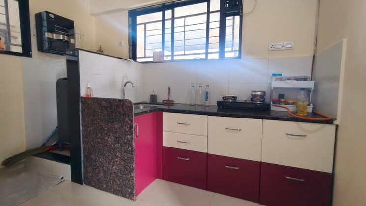 Kitchen, natu-golden-trellis 2 Bedroom 1050 Sq.Ft. Apartment In Balewadi Pune 9472377