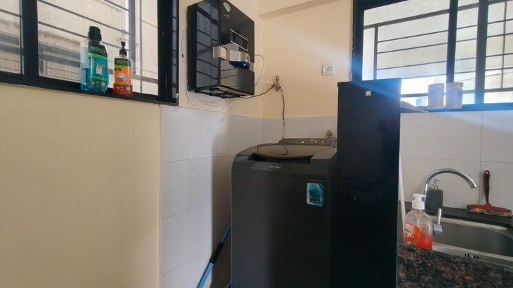 Kitchen, natu-golden-trellis 2 Bedroom 1050 Sq.Ft. Apartment In Balewadi Pune 9472377