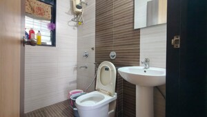 Bathroom in 2 BHK Apartment at Natu Golden Trellis, Balewadi – for Rent
